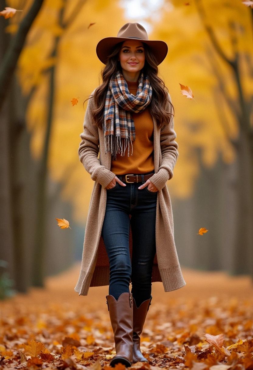 cowboy boots outfit autumn