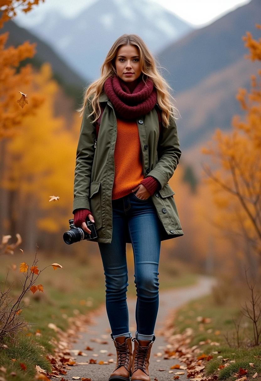 mountain outfit autumn