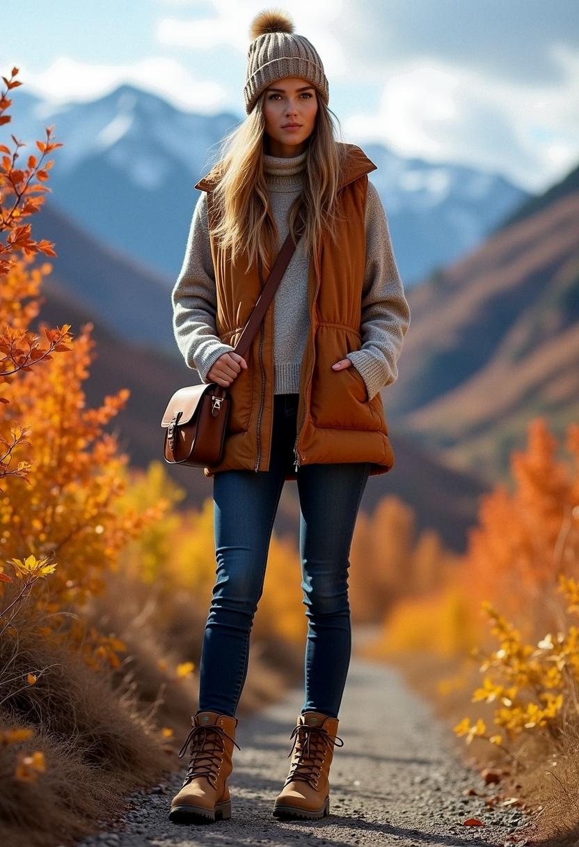 mountain outfit autumn