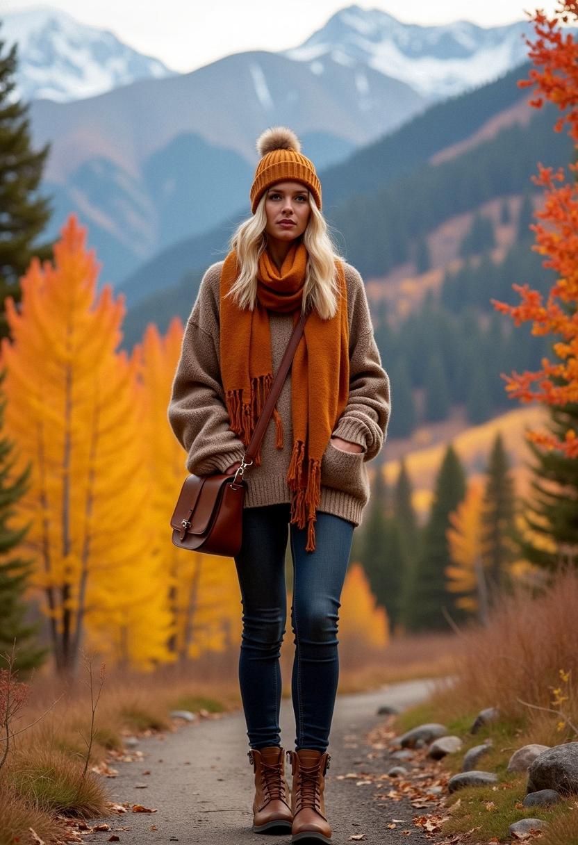 mountain outfit autumn