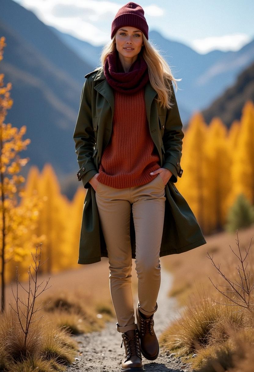mountain outfit autumn