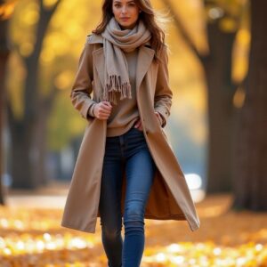 Outfits Autumn Trench Coat 00001