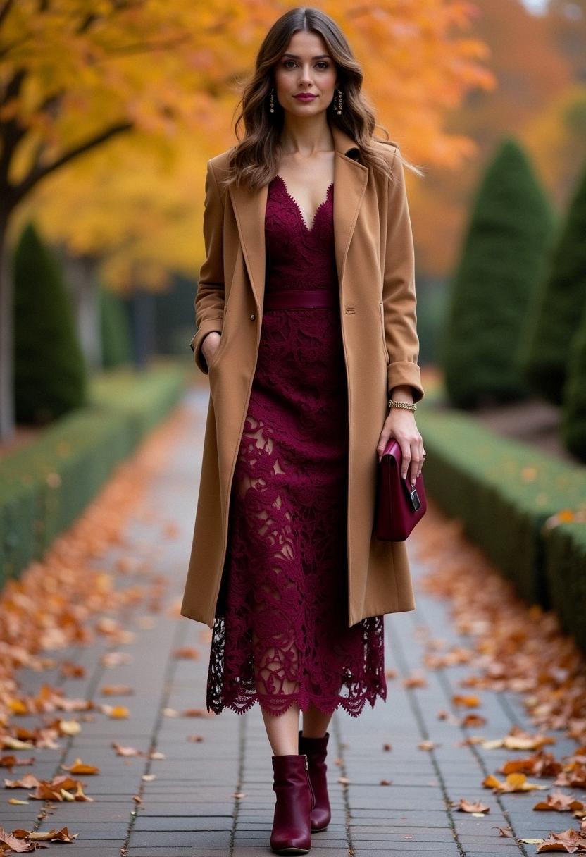 wedding guest outfit autumn