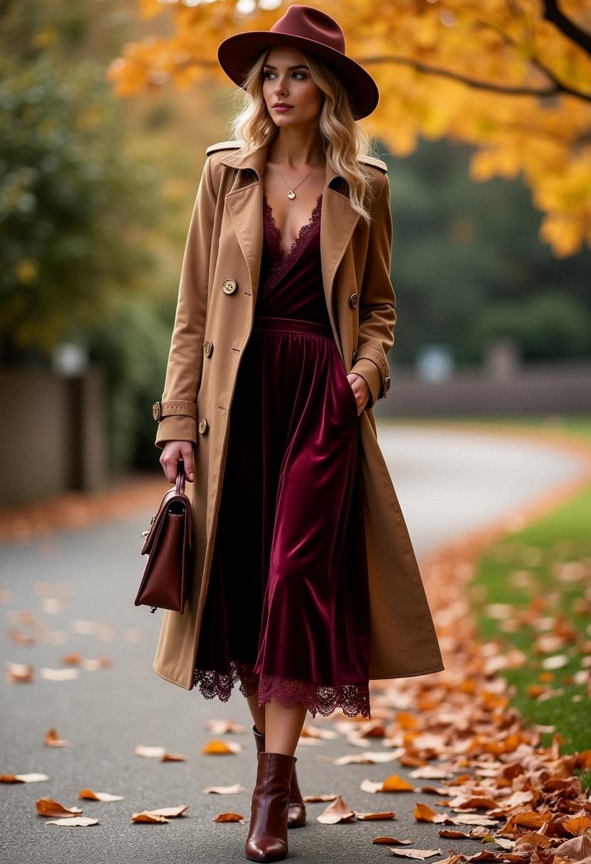 wedding guest outfit autumn