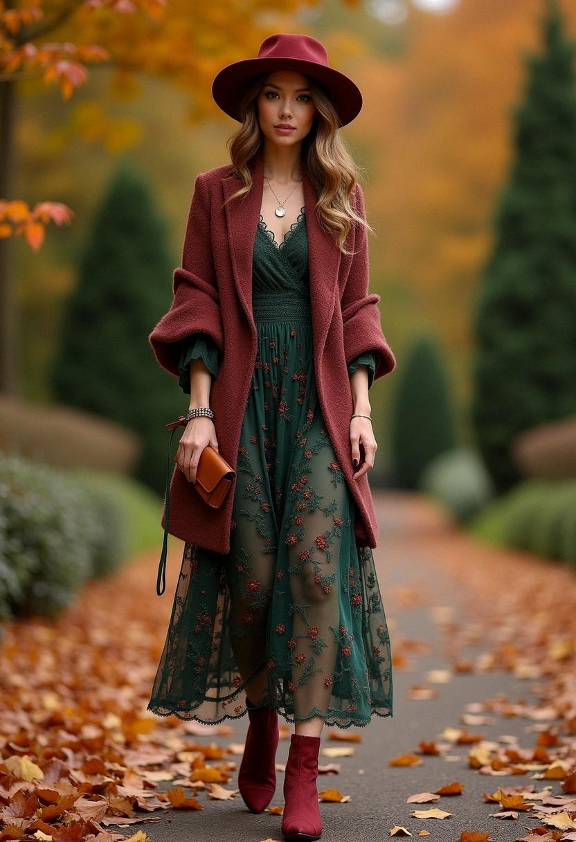wedding guest outfit autumn