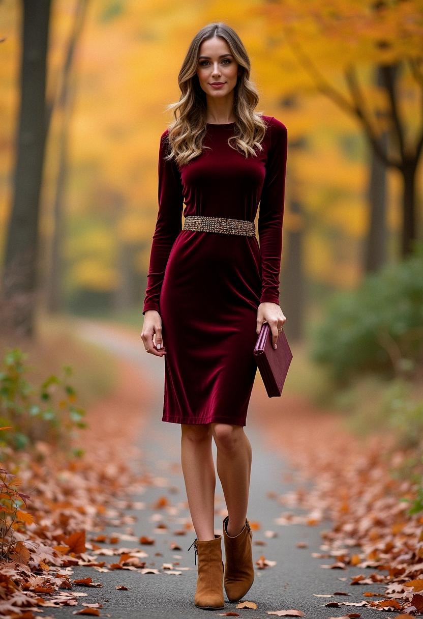 wedding guest outfit autumn
