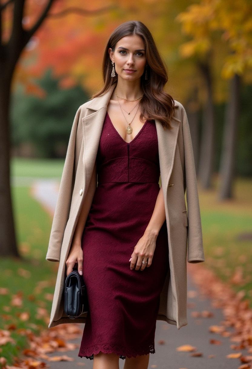 wedding guest outfit autumn