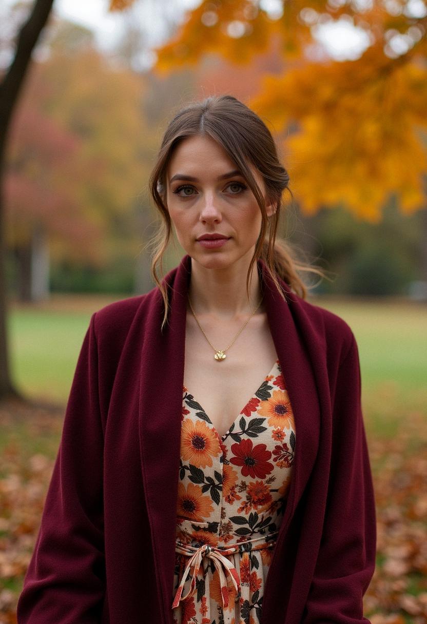 wedding guest outfit autumn