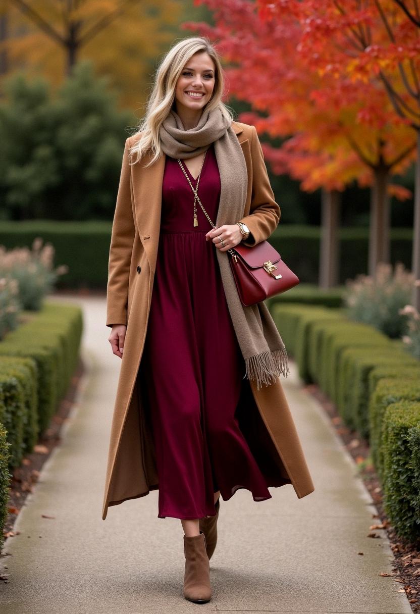 wedding guest outfit autumn