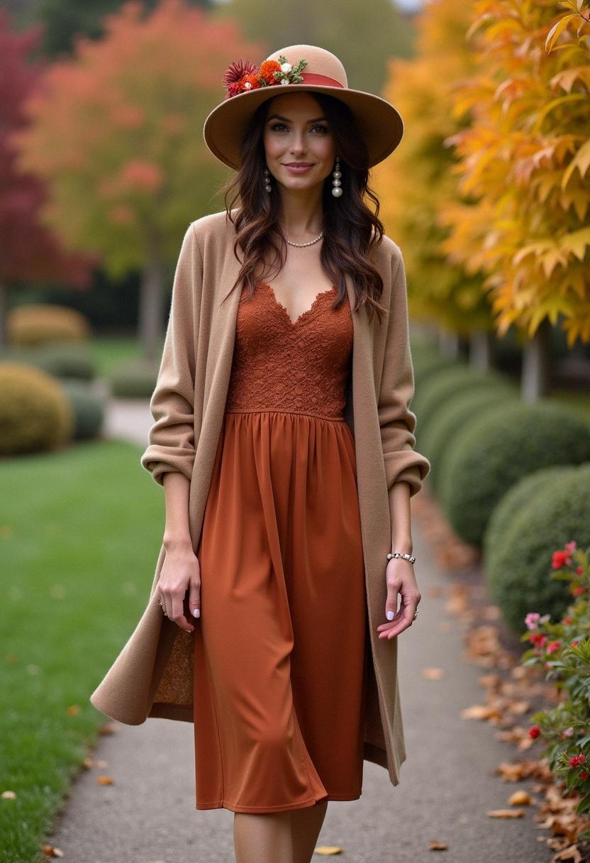 wedding guest outfit autumn