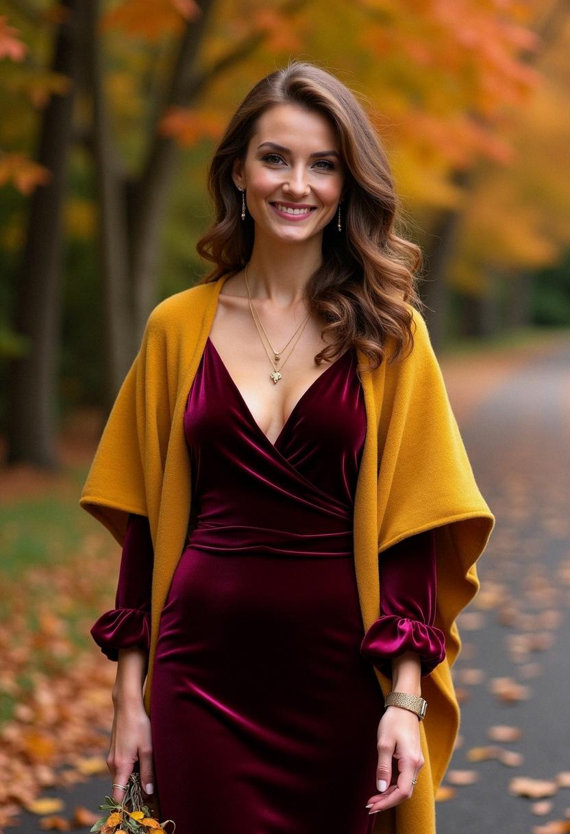 wedding guest outfit autumn