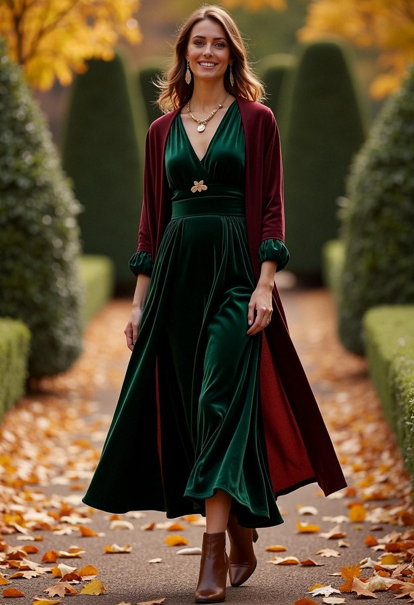 wedding guest outfit autumn