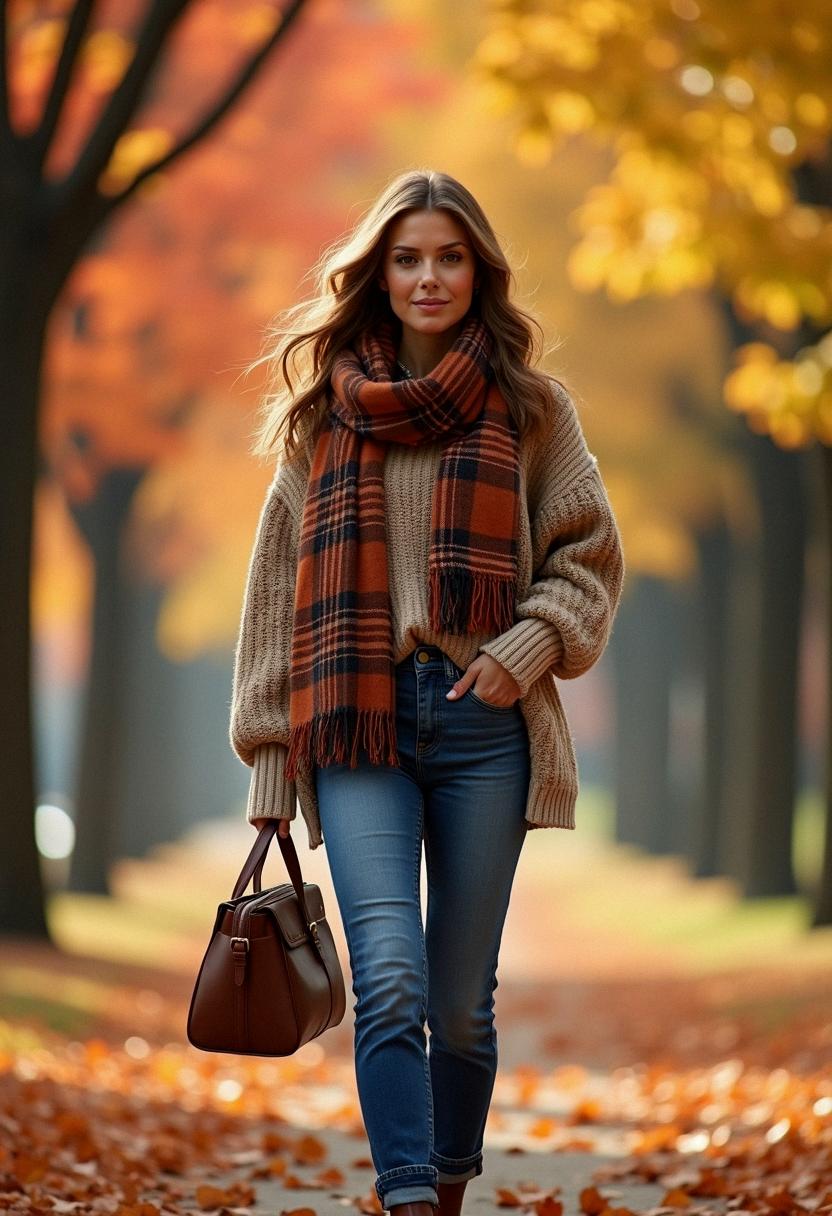 fall outfit with boots