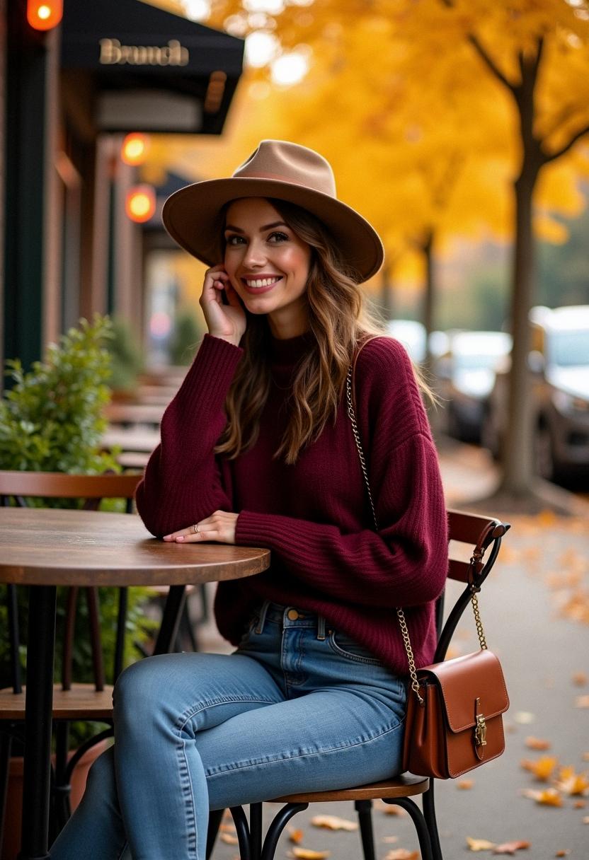 fall outfit for brunch