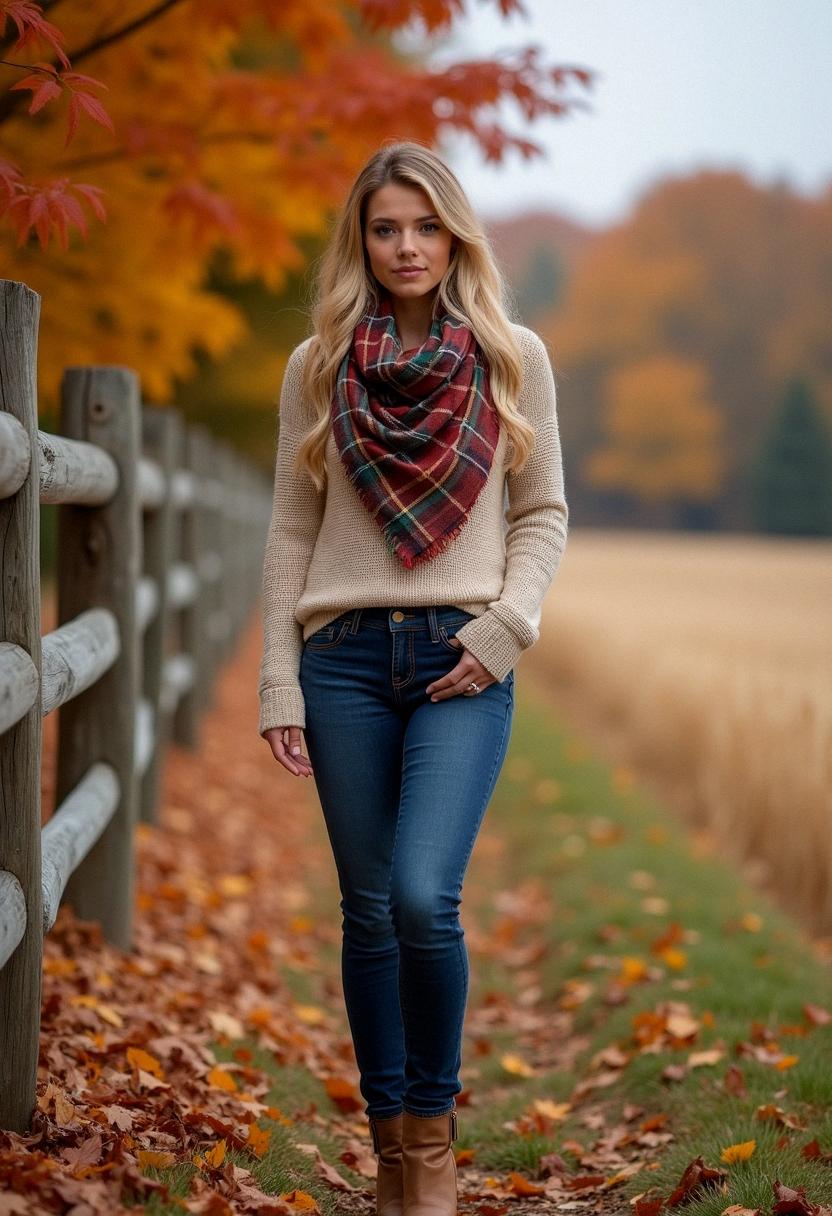 country fall outfit
