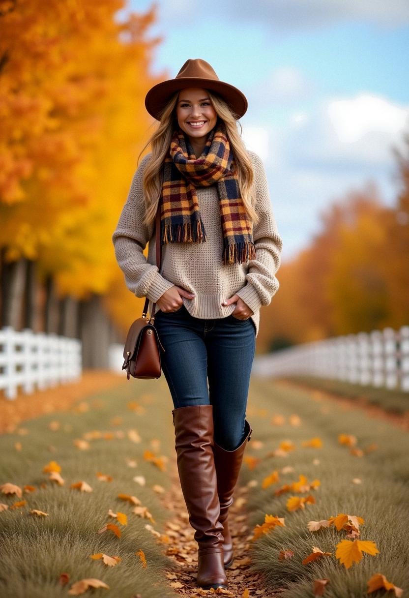 country fall outfit