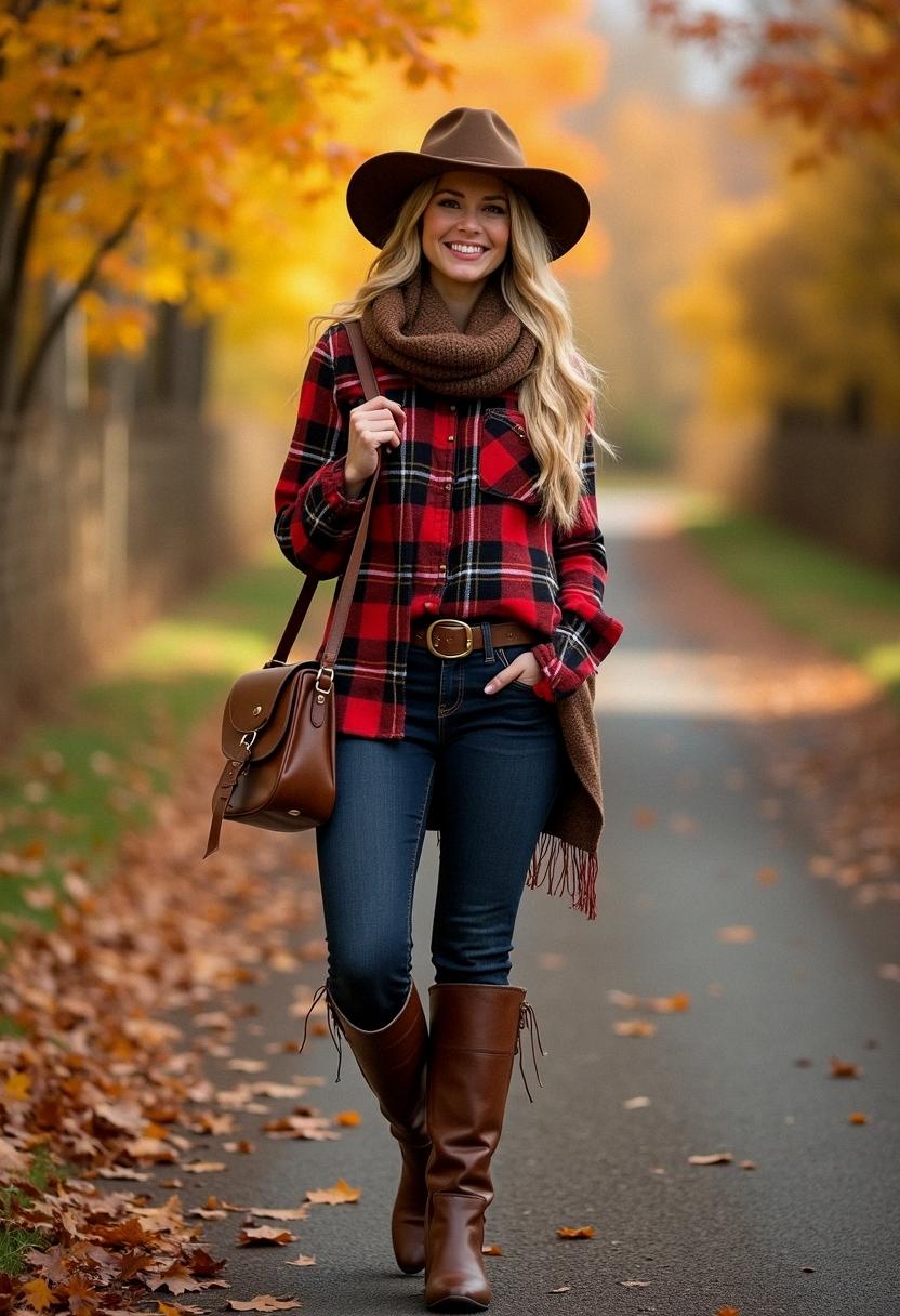country fall outfit