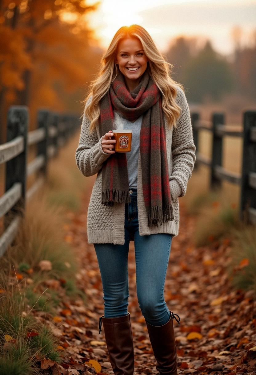 country fall outfit