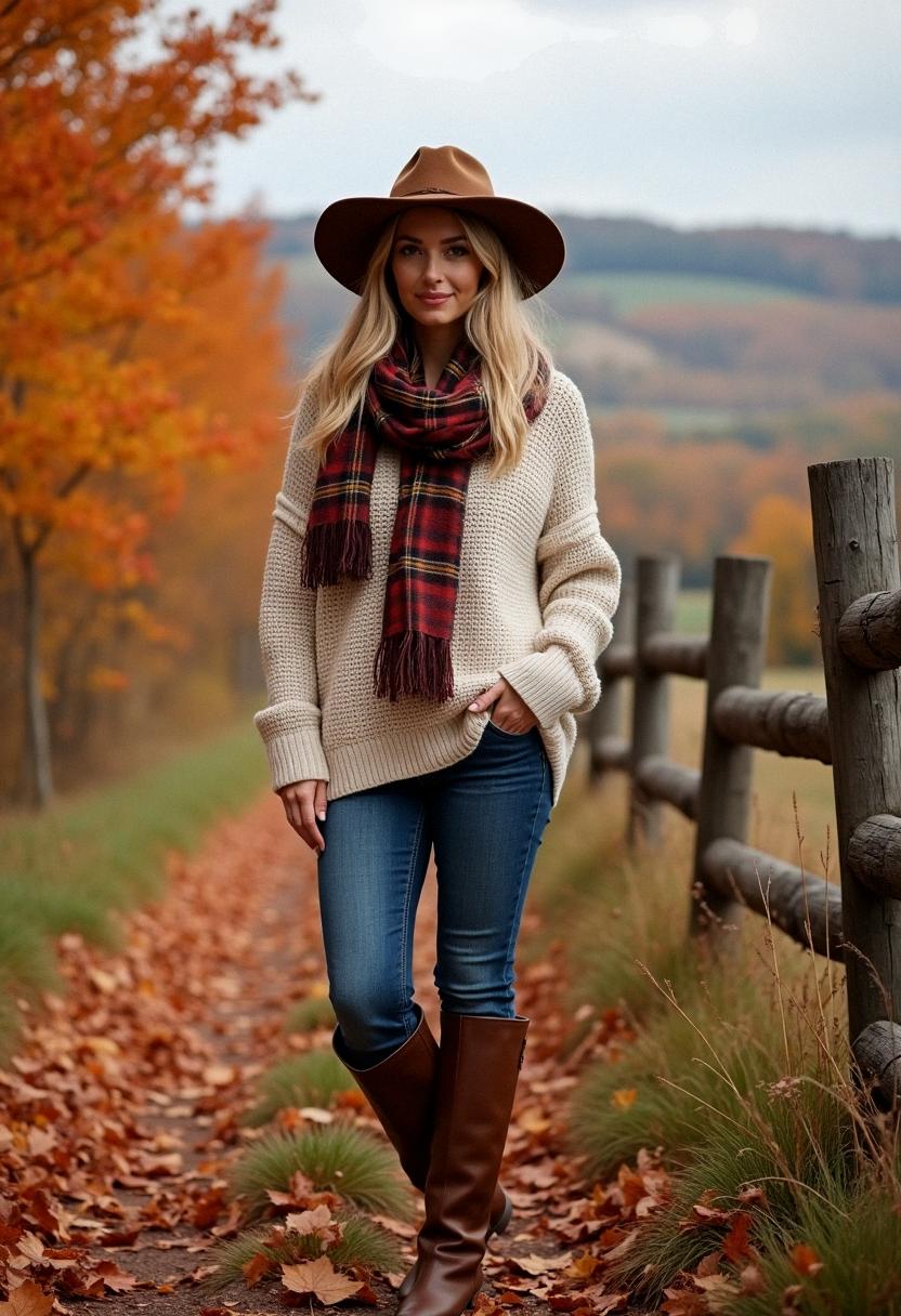 country fall outfit