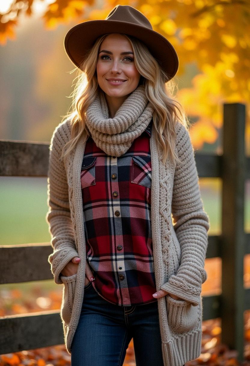 country fall outfit