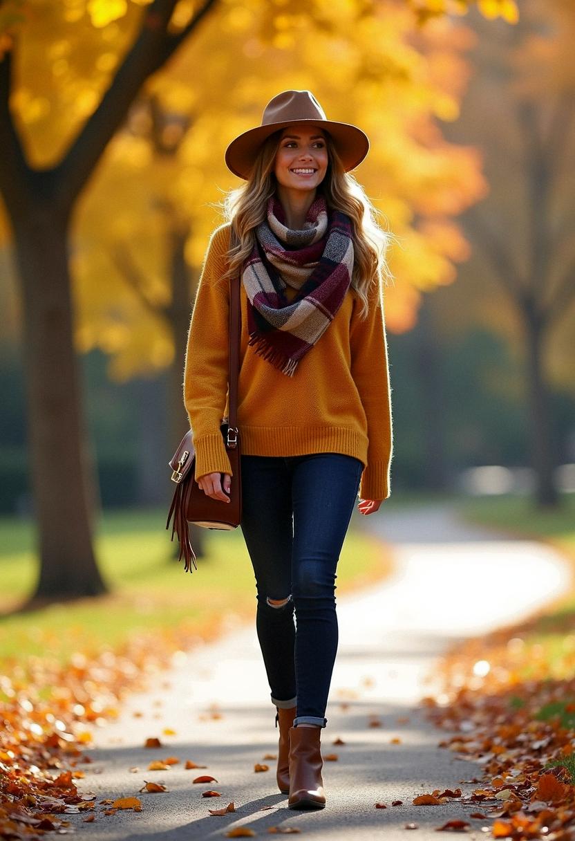 casual cute fall outfit