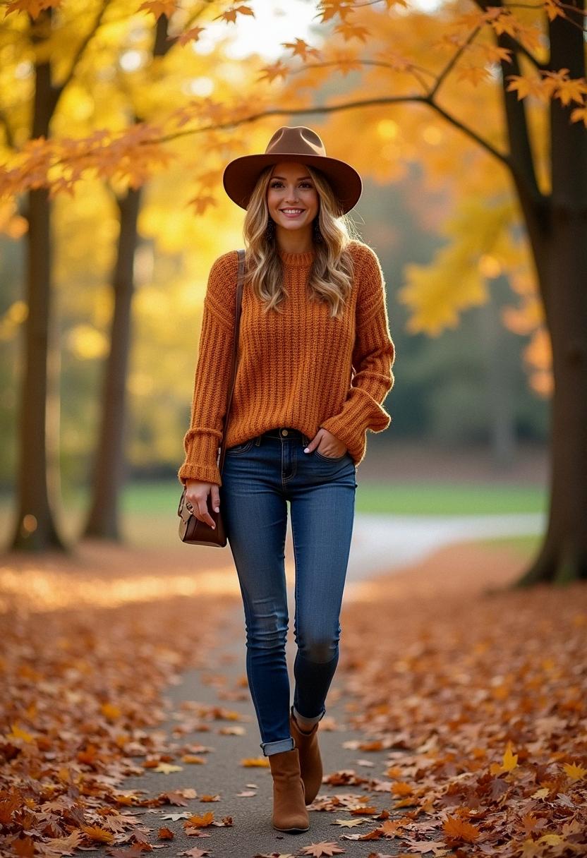 casual cute fall outfit