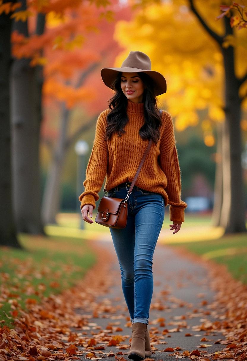 casual cute fall outfit