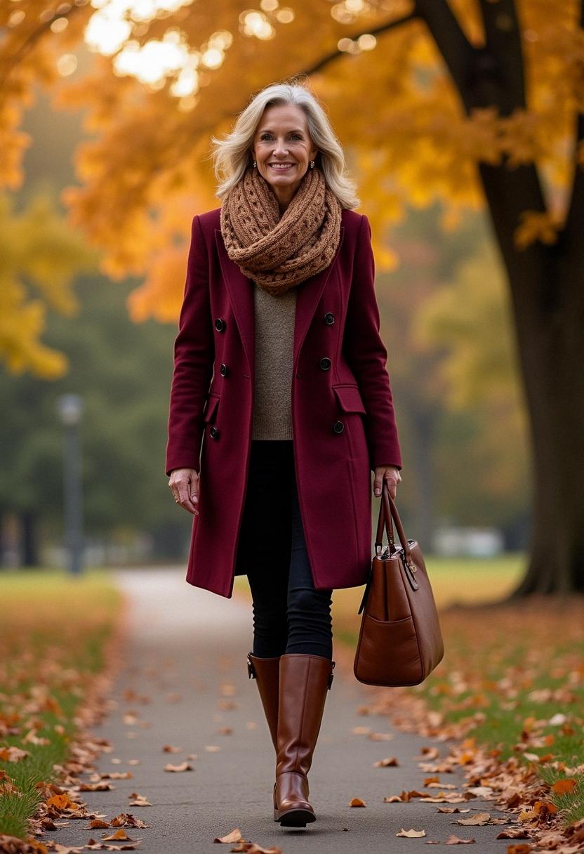 fall outfit for over 50