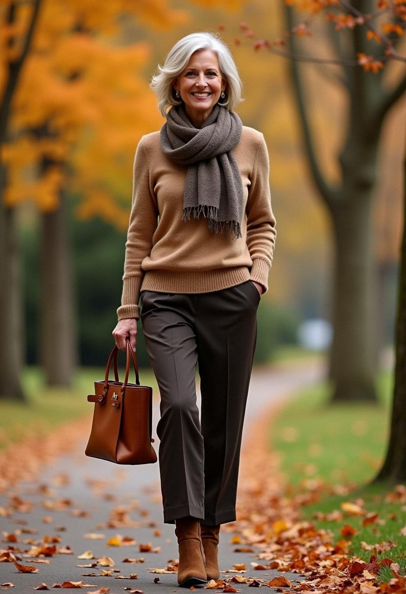 fall outfit for over 50