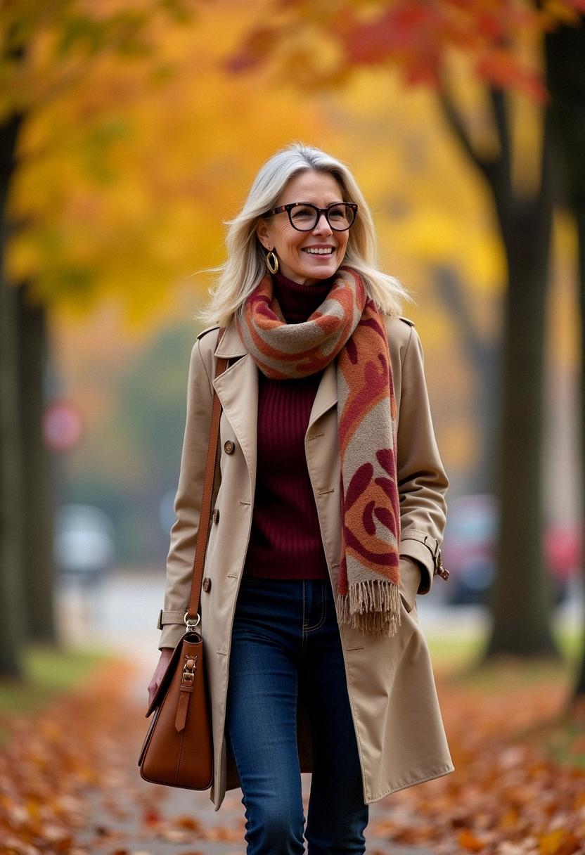 fall outfit for over 50