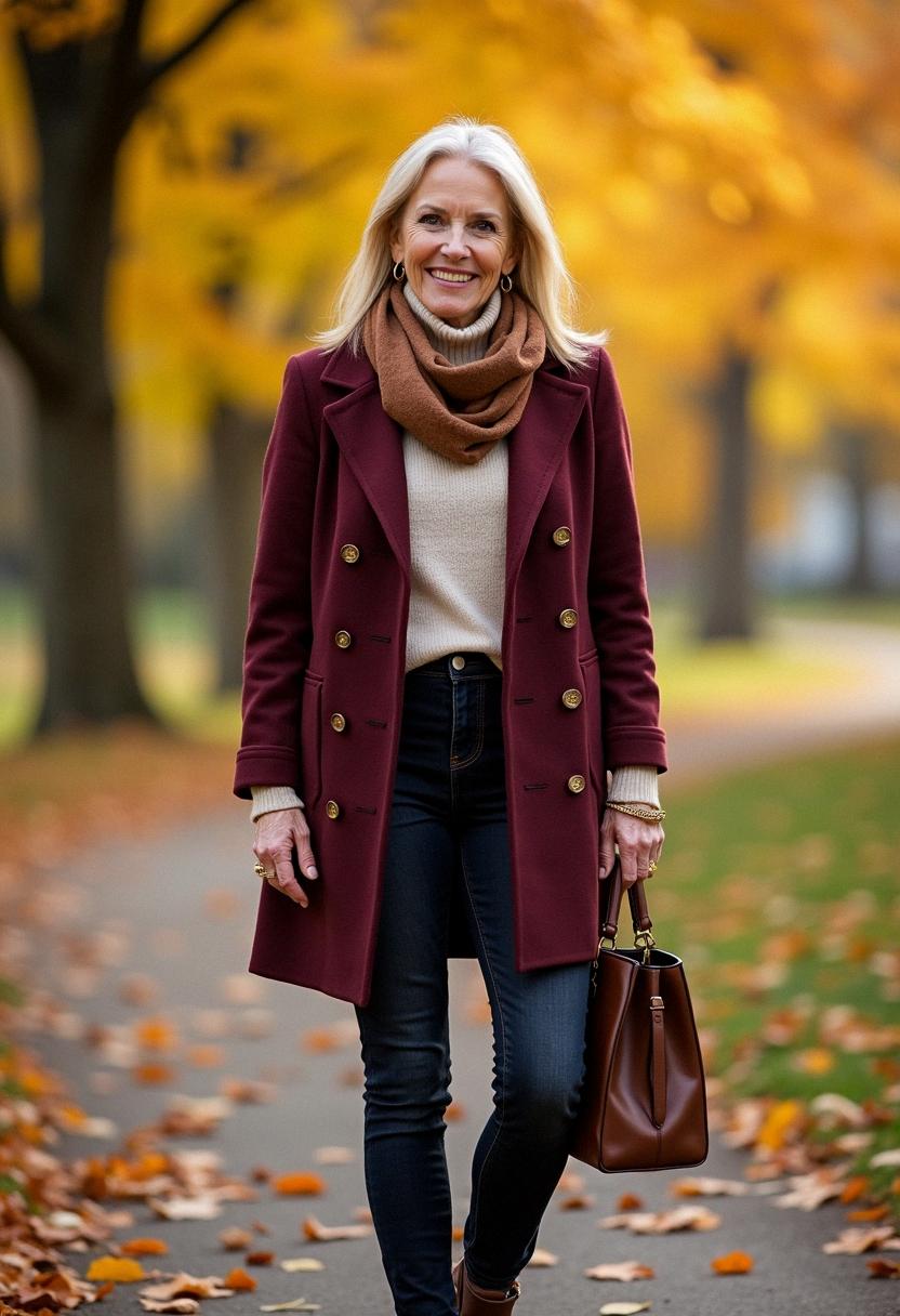 fall outfit for over 50