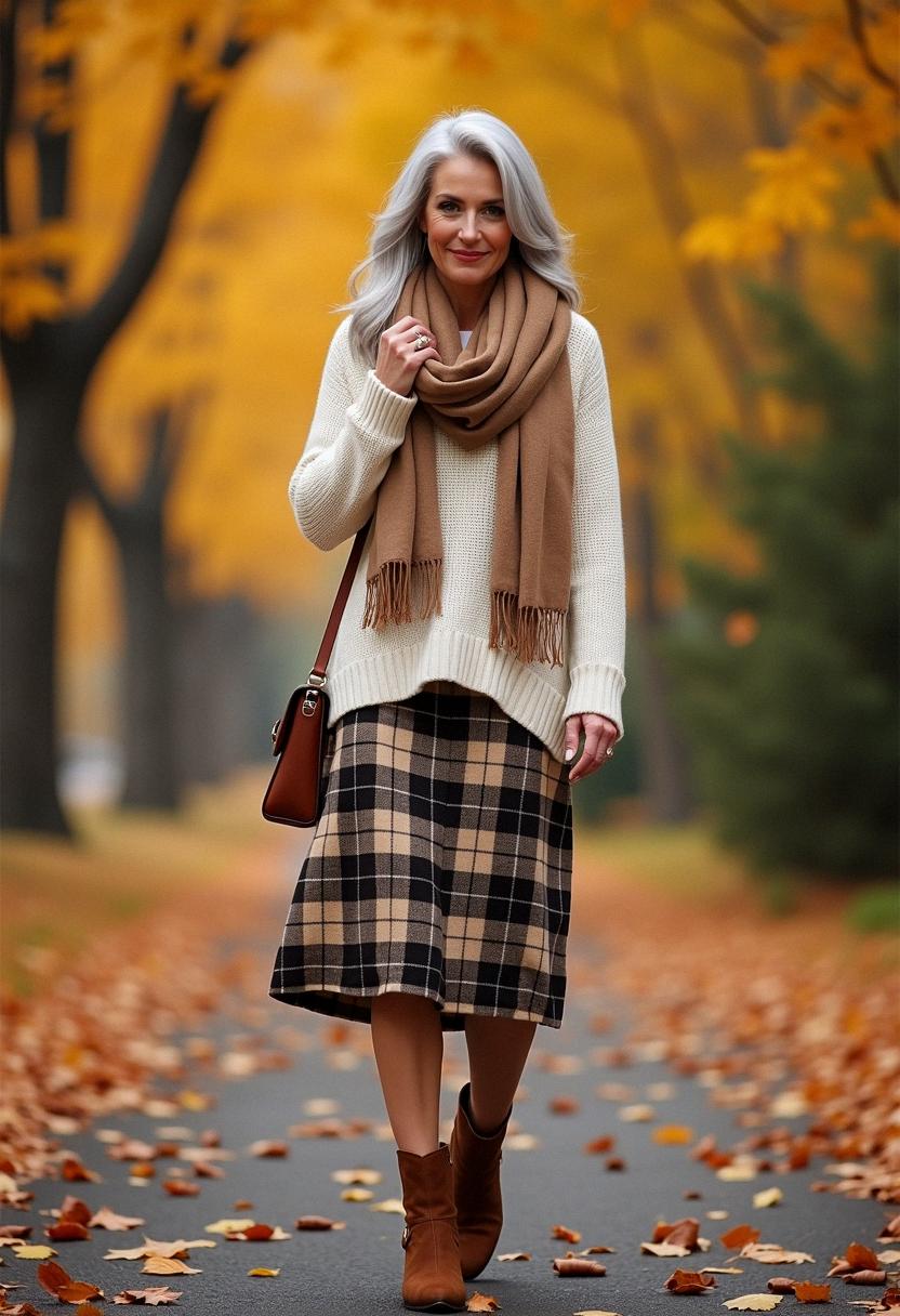 fall outfit for over 50
