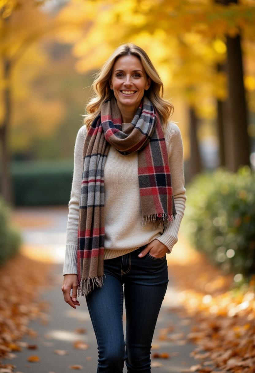 fall outfit for over 50