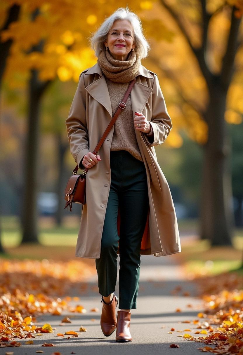 fall outfit for over 50