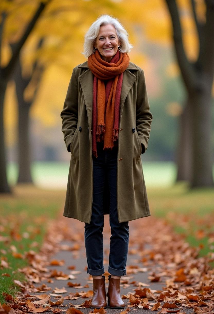 fall outfit for over 50