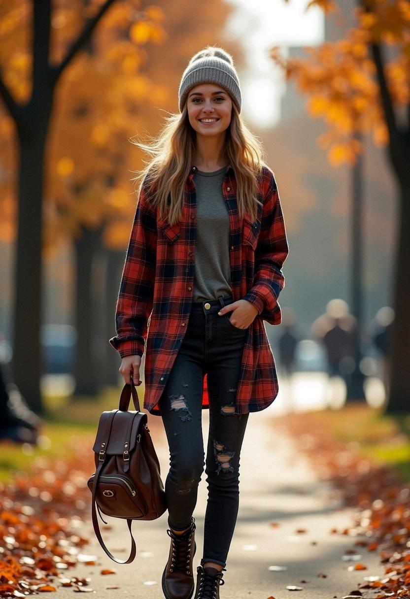 grunge fall outfit