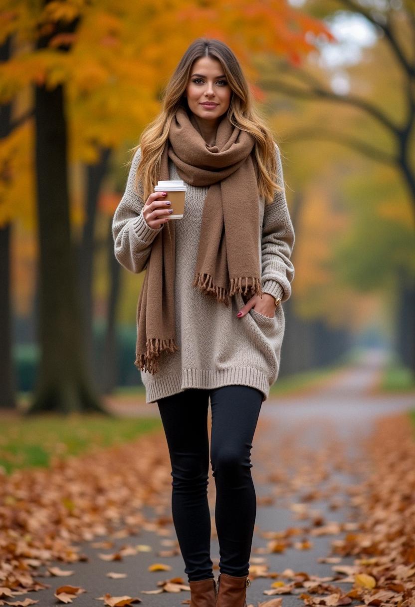 fall outfit with leggings fall outfit with leggings
