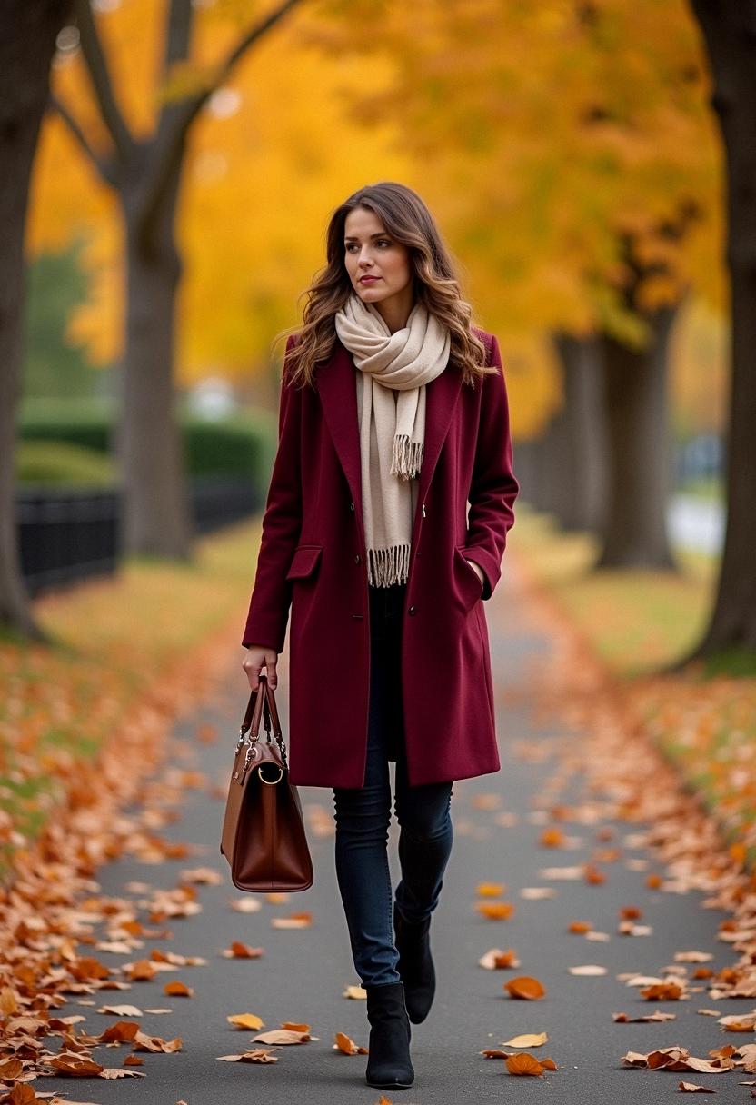 fall outfit maroon fall outfit maroon