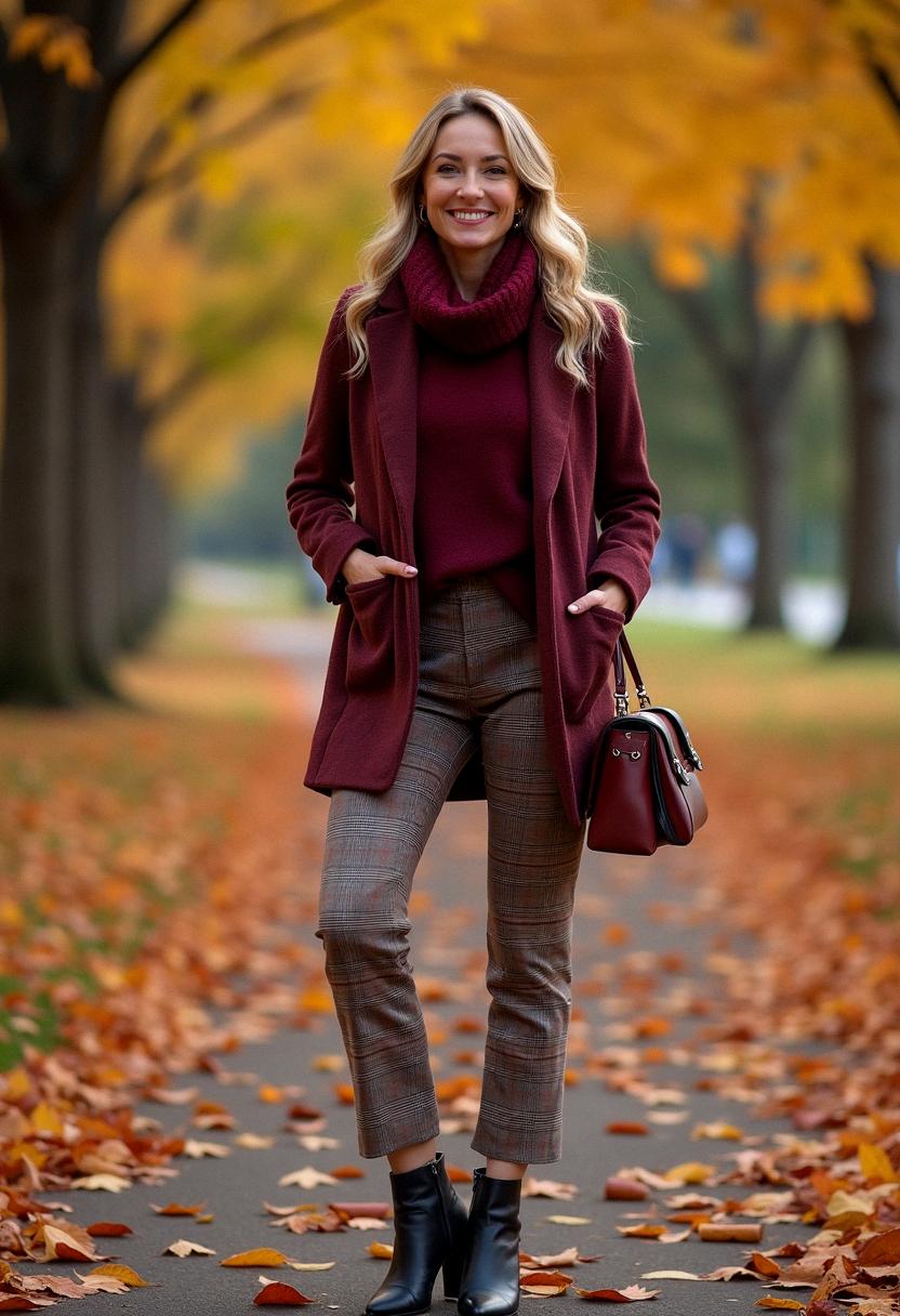 fall outfit maroon fall outfit maroon