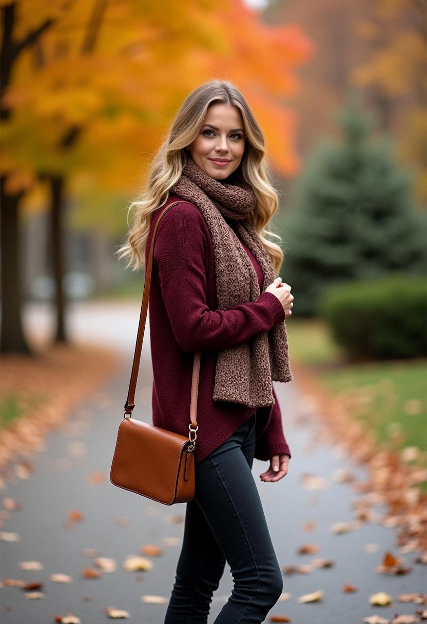 fall outfit maroon fall outfit maroon