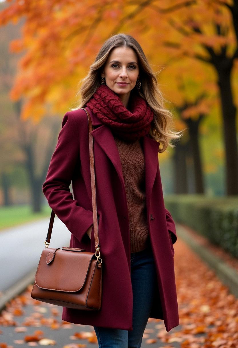 fall outfit maroon fall outfit maroon