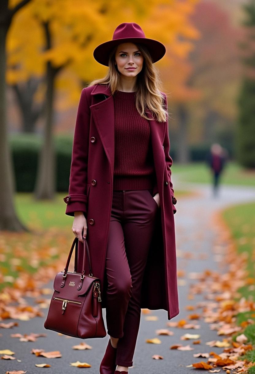 fall outfit maroon fall outfit maroon