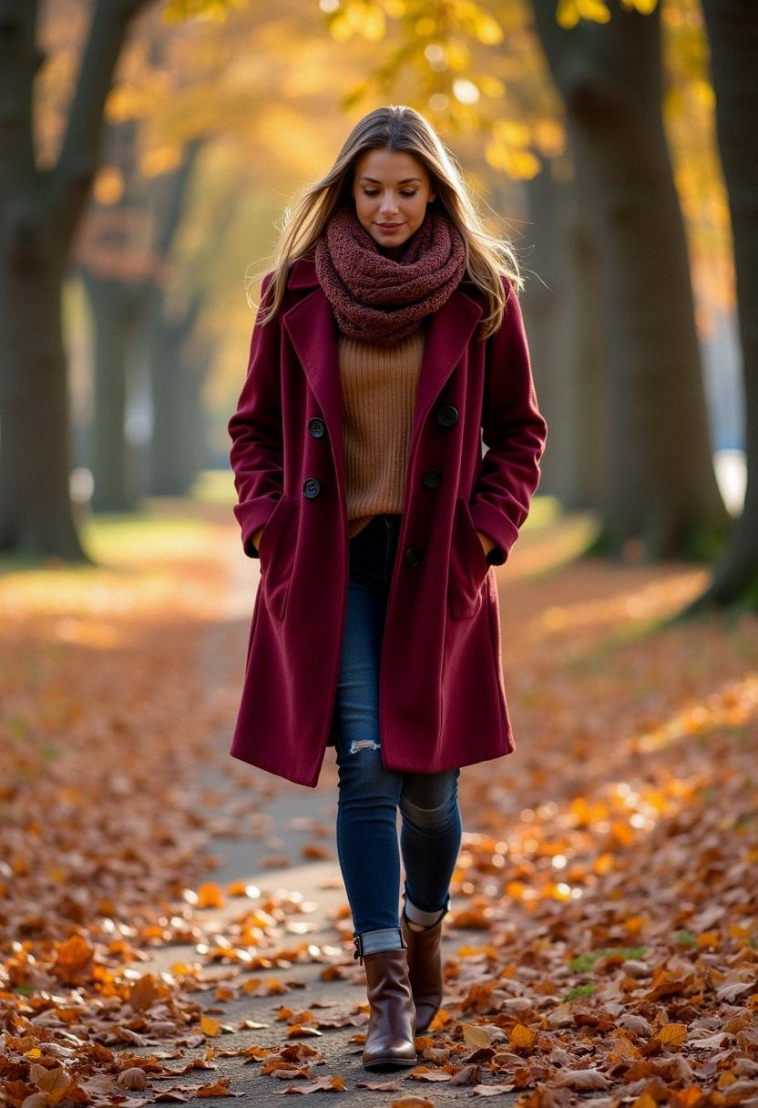fall outfit maroon fall outfit maroon