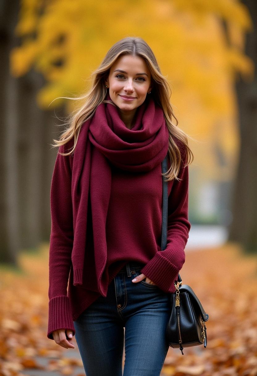 fall outfit maroon fall outfit maroon