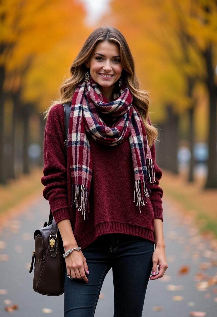 fall outfit maroon fall outfit maroon