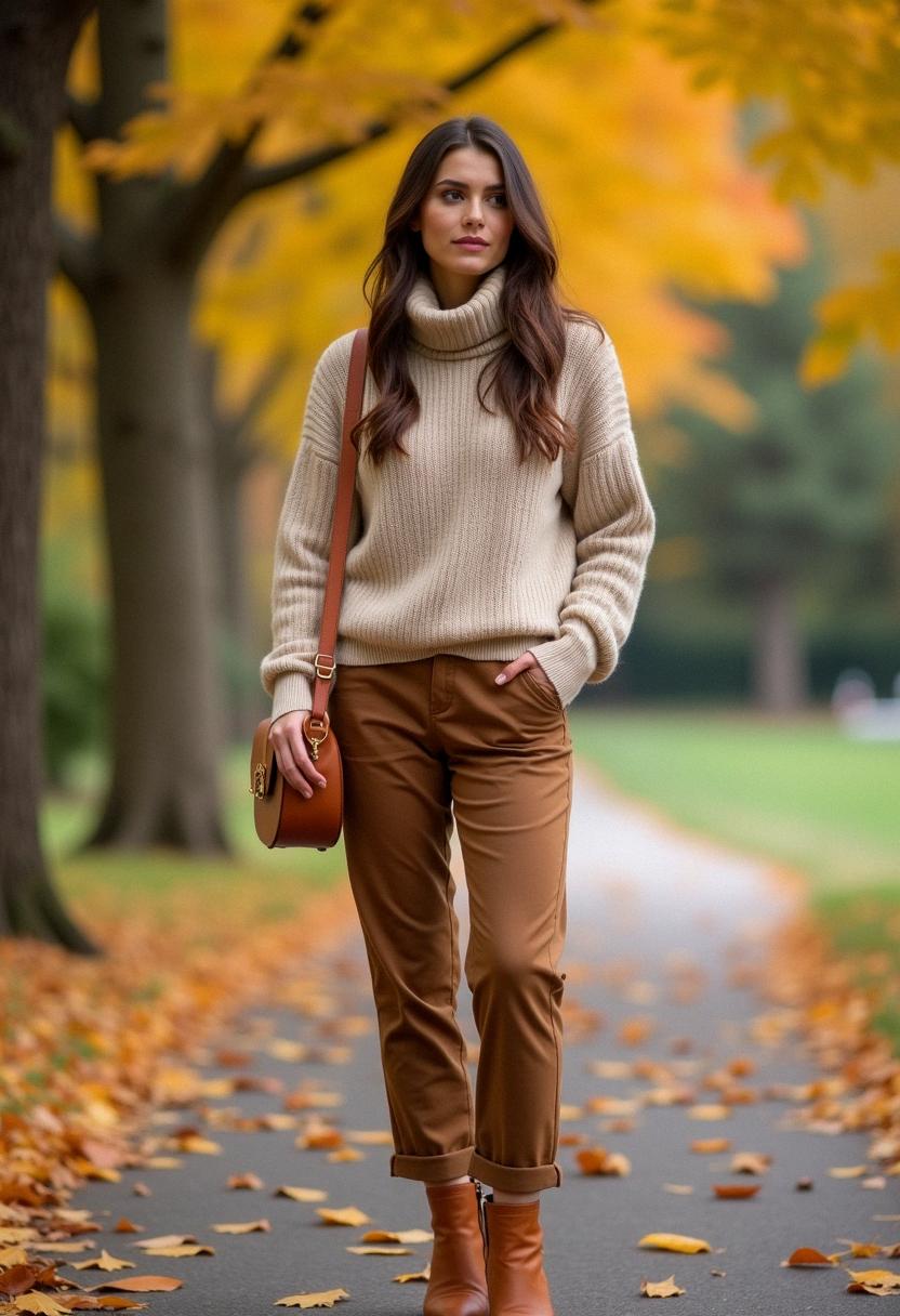 neutral fall outfit