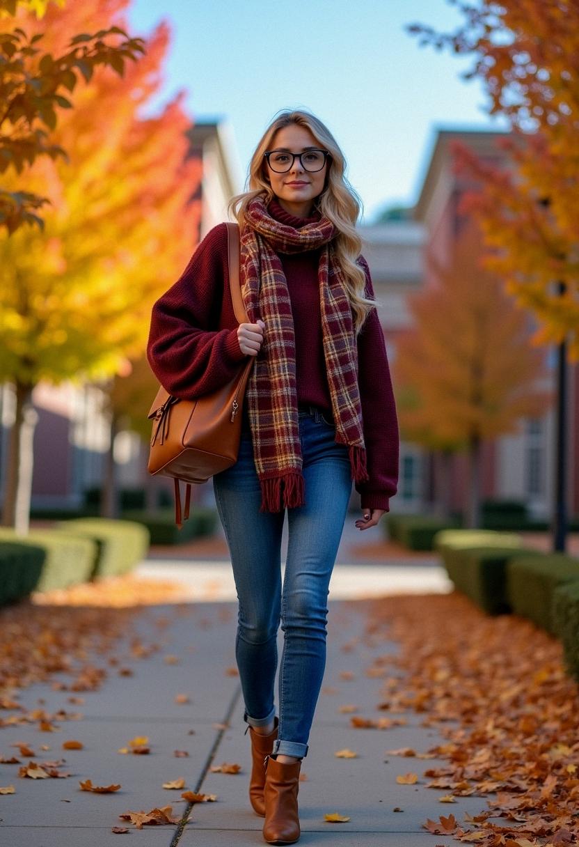 fall outfit for school