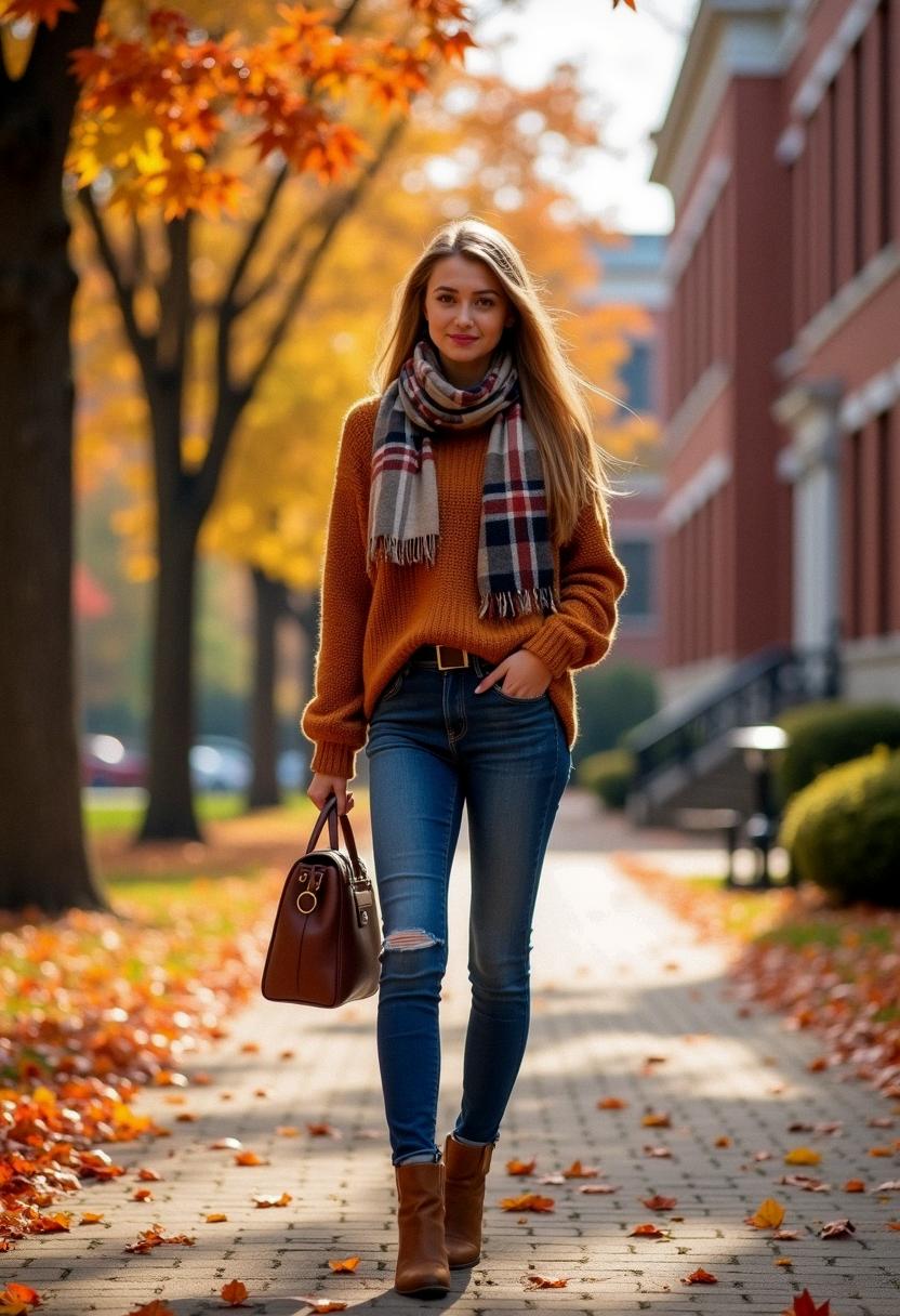 fall outfit for school