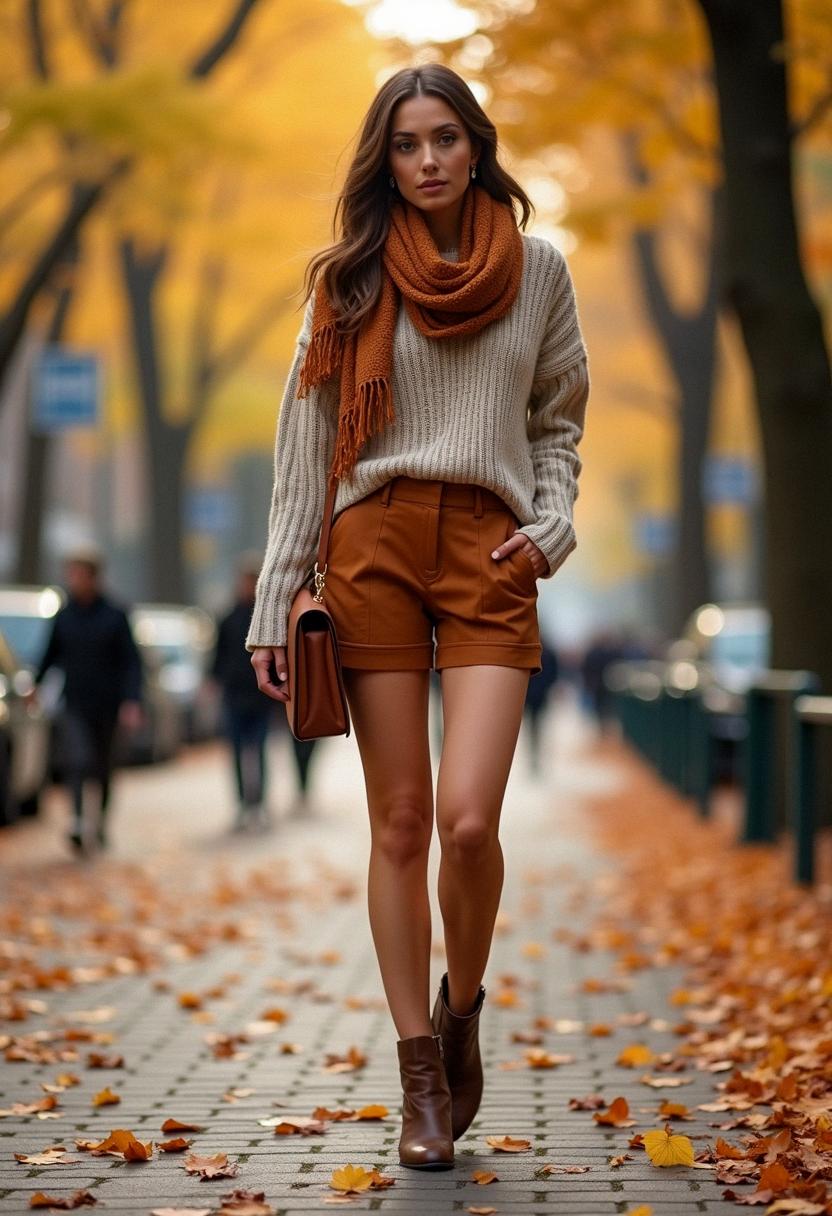 shorts fall outfit