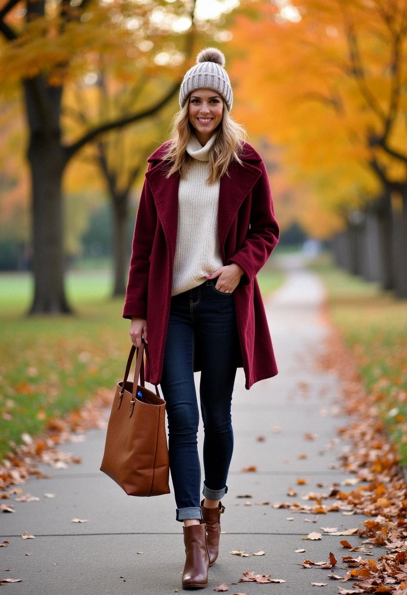 fall outfit for travel